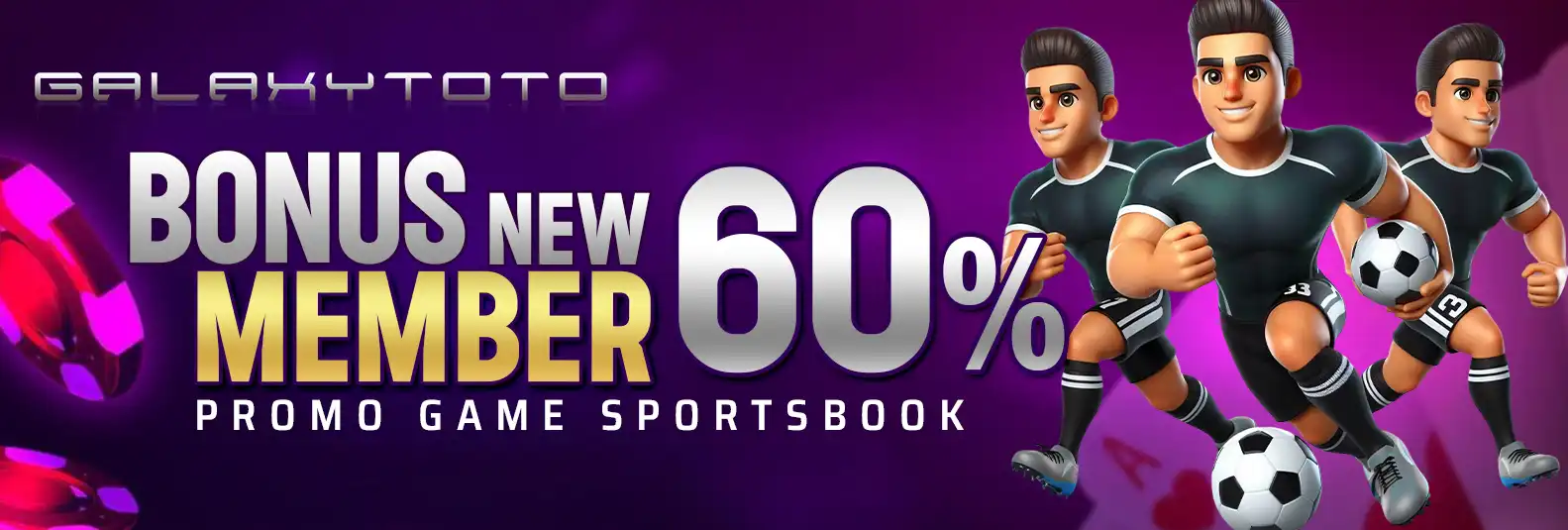 BONUS MEMBER BARU 60% SPORTBOOK